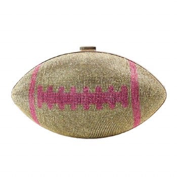 The Trophy Wife - Football - Gold With Pink