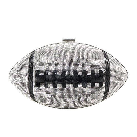 The Trophy Wife - Football - Silver With Black